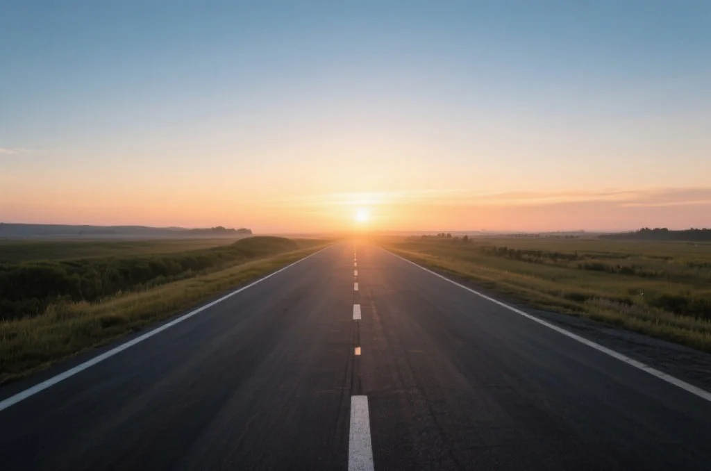 清晰的道路通向成功的未来